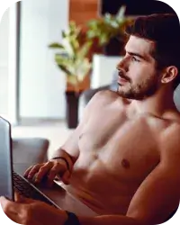 Stay at a gay clothing-optional accommodation