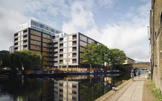 Camera doppia con bagno privato sul Regents Canal