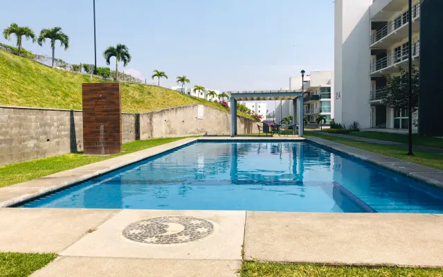 Quarto privado com piscina