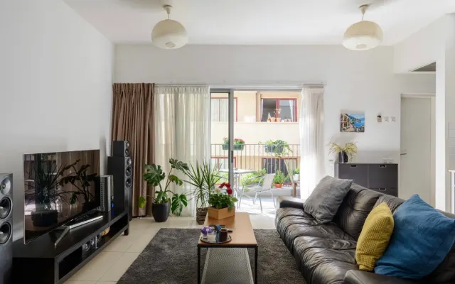1 bedroom with large balcony