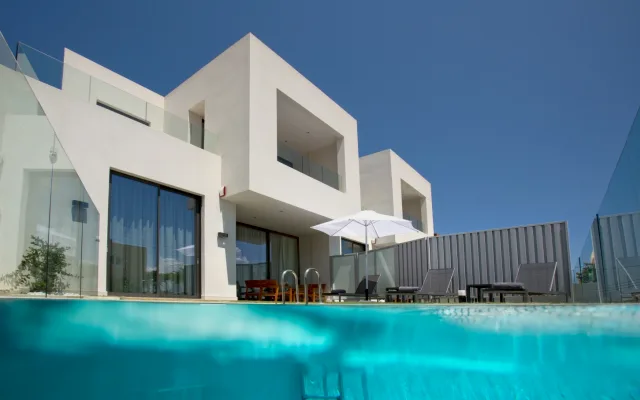 NEW VILLA S 150 meters from sandy beach and 5 km from Chania