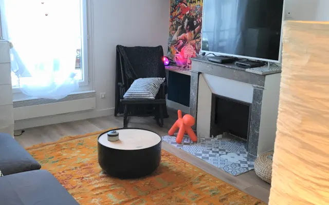 Quarto privado e casa de banho/WC num apartamento encantador e...
