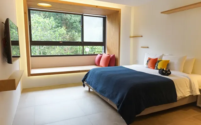 Un B&B boutique cerca del lago Sun Moon, relajarse con gatos