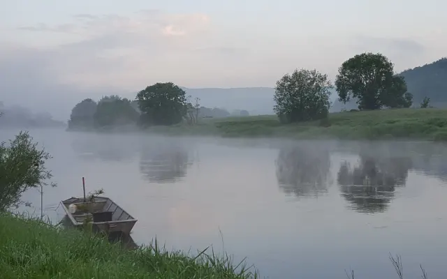 Vivre directement sur la piste cyclable de la Weser