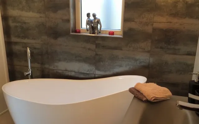 Spacious penthouse room with private bathroom