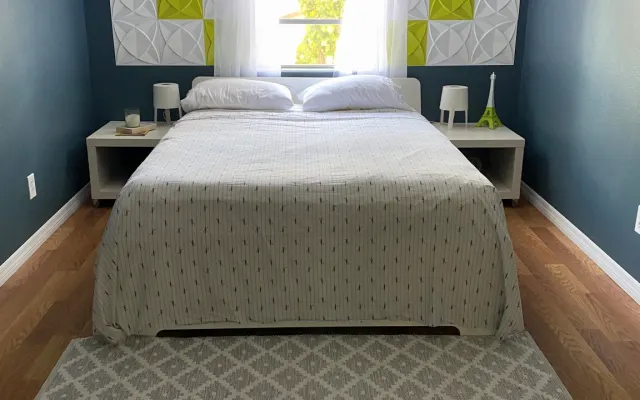 Habitación recién renovada y muy limpia.