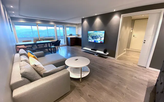 Modernized apartment close to nature, with parking