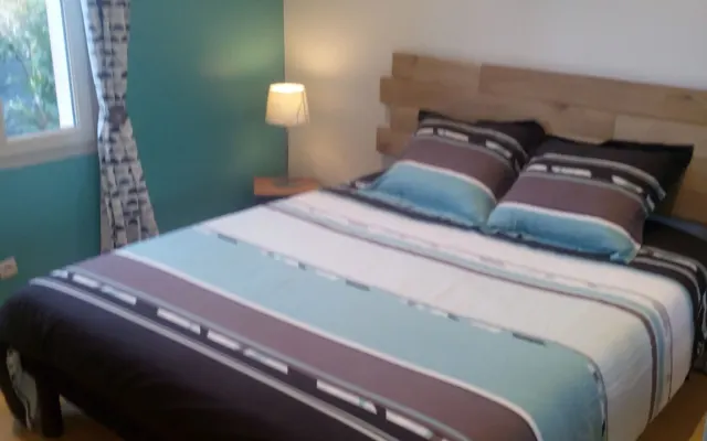 Bedroom in single storey villa