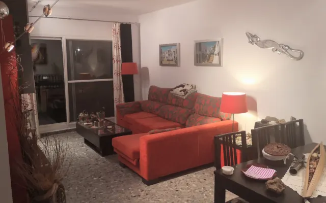 Cozy, quiet and bright room in a white village.