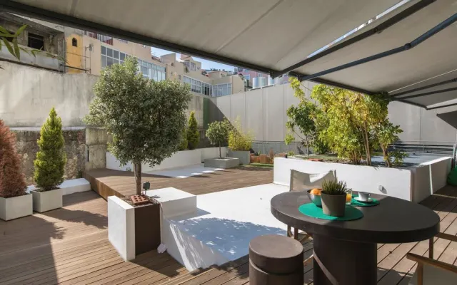 Marquês de Pombal-Terrasse Wohnung