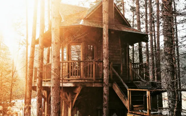 Cedro Treehouse con todas las comodidades con estanques de natación y...