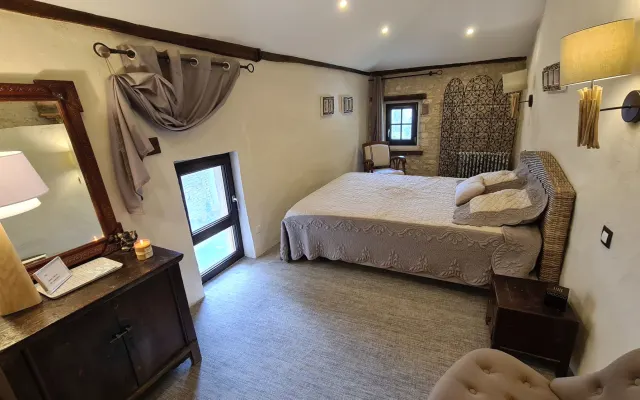 Chambre nature avec salle de bain privative