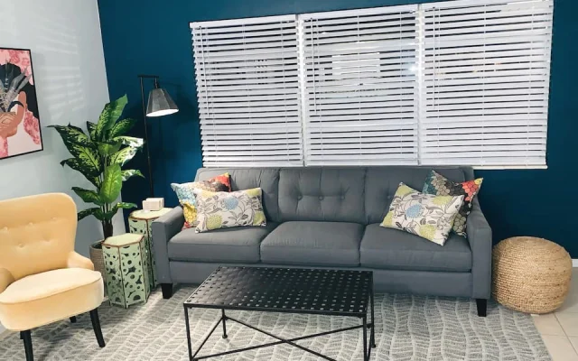 Mid-Century Charm | Walk to Beach | Work Ready