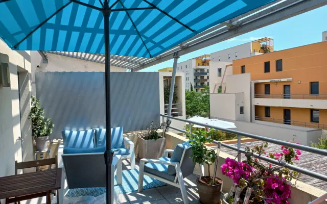 Super cozy apartment in Residence with Terrace