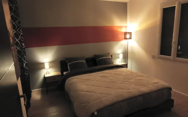 Modern industrial atmosphere bedroom