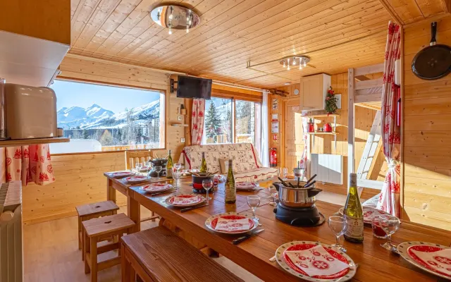 Wohnung RDC 110 m2 - Chalet - 15 Personen - In der Nähe der Pisten