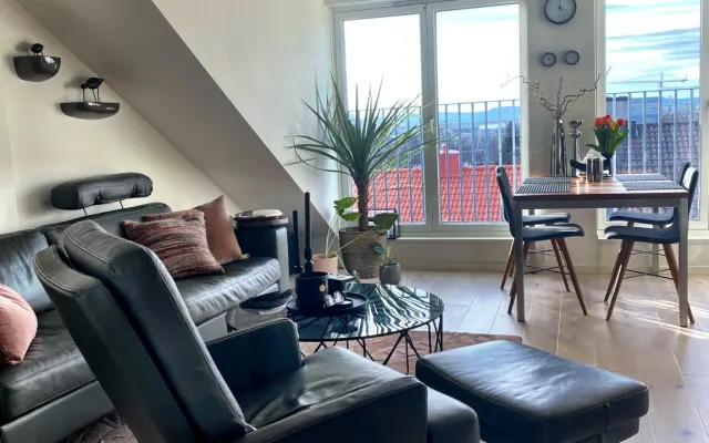 Room in the loft with the best view over the Oslo