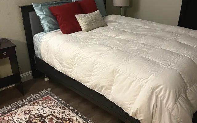 Quarto privado confortável