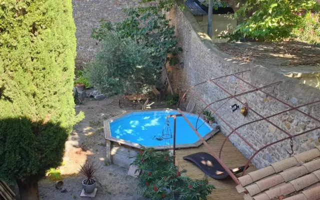 Family's guest house - above ground pool 4.5*4.5m