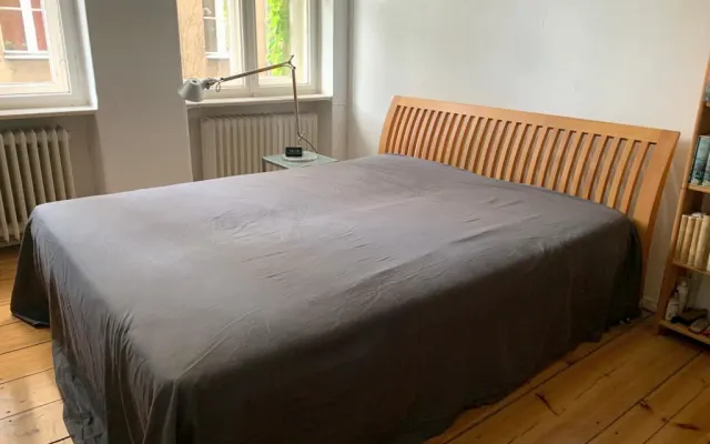 Quarto duplo confortável e bonito numa localização privilegiada
