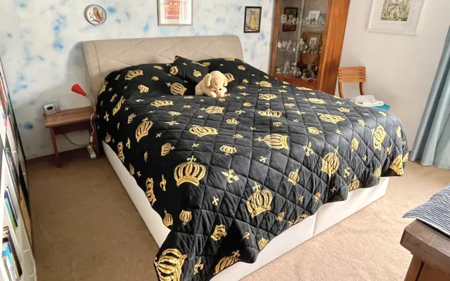 Quarto de hóspedes acolhedor na nossa casa