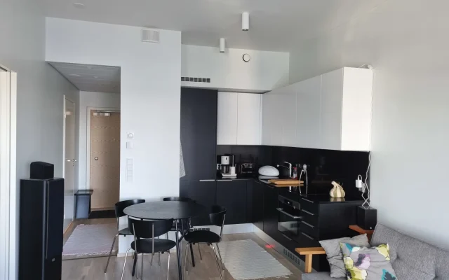 Classy apartment with a view and sauna.