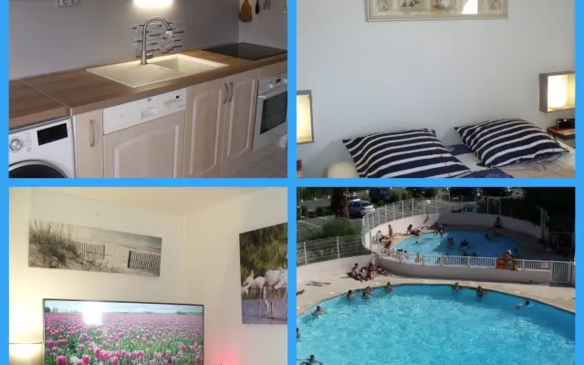 Situación Confort, 40m2, Piscina, Mar 300m, Aparcamiento, Wifi