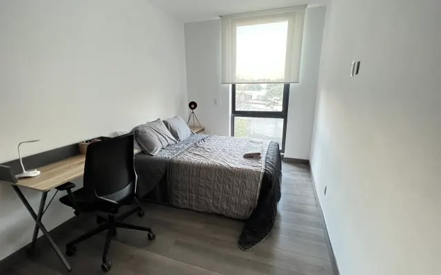 Habitación en moderno departamento en Polanco