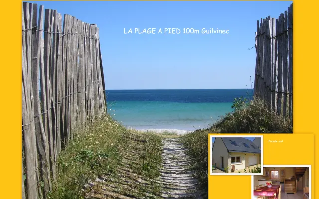 "LA PLAGE A PIED " 100m ~ Guilvinec ~ BRETAGNE