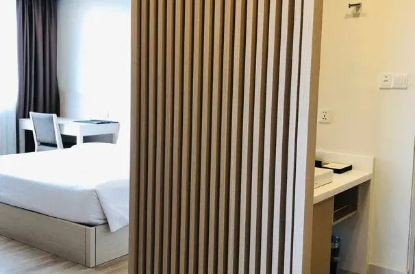 Estúdio privado com 1 quarto para 2 pessoas