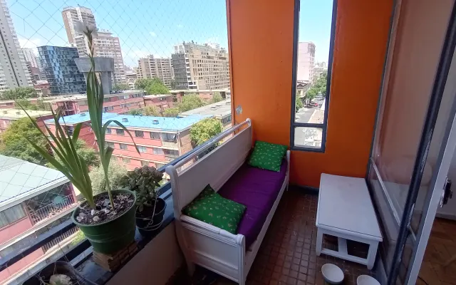 Privates Doppelbett in Santiago, Chile. 2 Blocks vom Stadtzentrum...