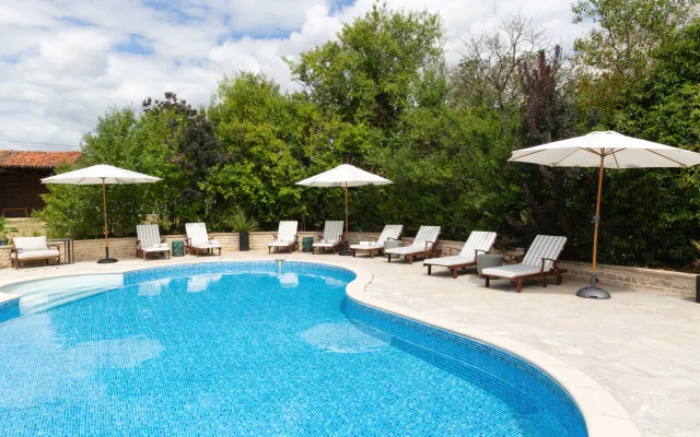 Villa de luxe élégante avec piscine privée et vue sur le vignoble de...