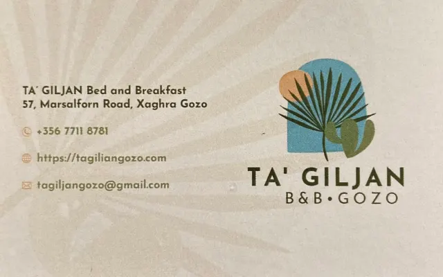Ta' Giljan, un B&B qui vous fera sentir comme chez vous !
