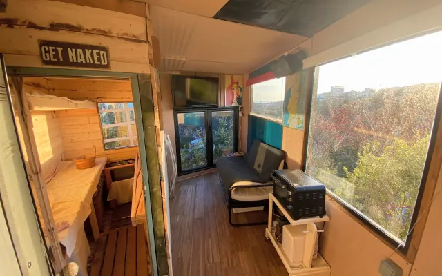 Tiny house 1-4 guests: EV park & sea & tub & sauna