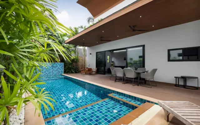 Villa Hibiscus -Tropical home 3 bedrooms with pool