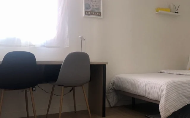 Comfortable, quiet and well connected room