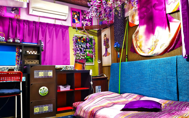 Quarto privado de designer Murasaki no centro de Tóquio