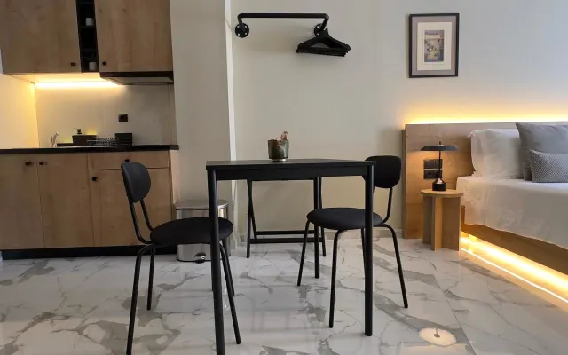 Potnia es un elegante apartamento boutique en el corazón de Atenas.