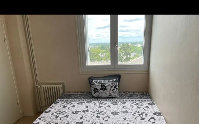 Quarto para 2 pessoas com vista para Rennes