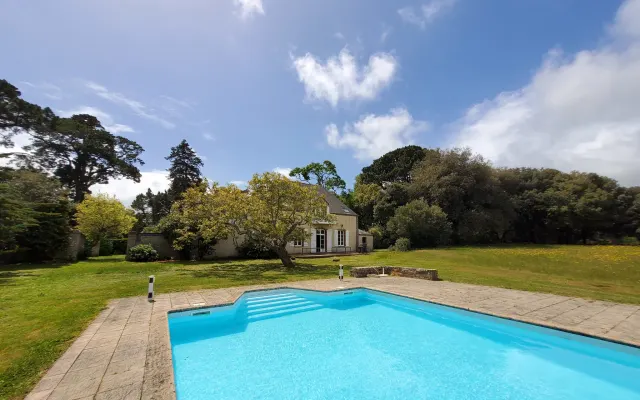 Zimmer mit vollem Blick auf den Golf von Morbihan
