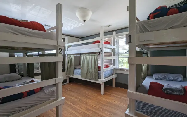 Dorm room at Bon Paul and Sharky's Hostel