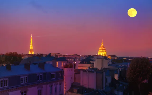 Eiffel Tower view + terrace