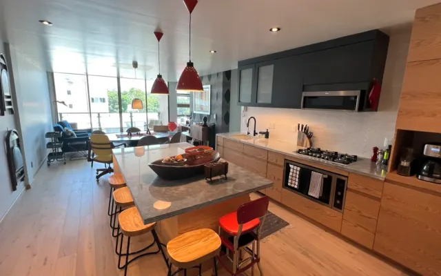 Chambre avec vue privée dans un appartement élégant de Roma Norte !