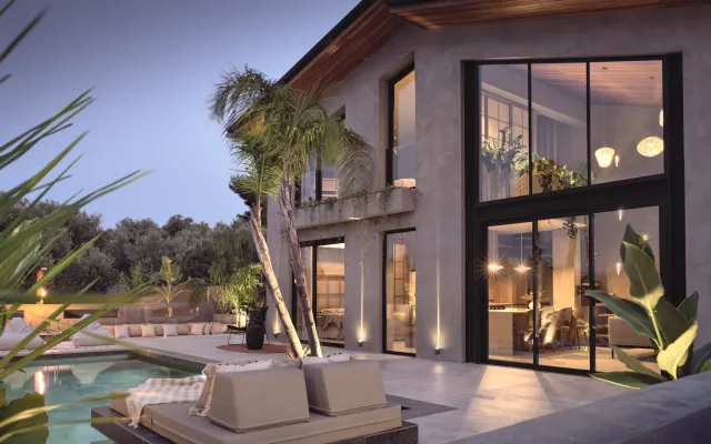 Loft Villa contemporânea privada na encosta de Tsilivi