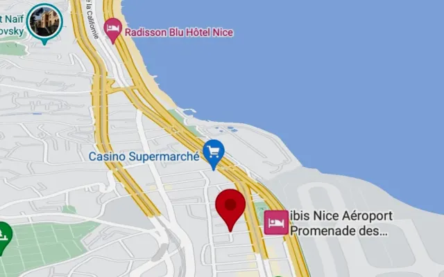 Nice room near the airport/promenade des anglais/station