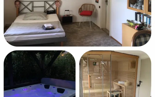 Gemütliches Gästezimmer - Kleidung optional - Garten+Jacuzzi+Sauna