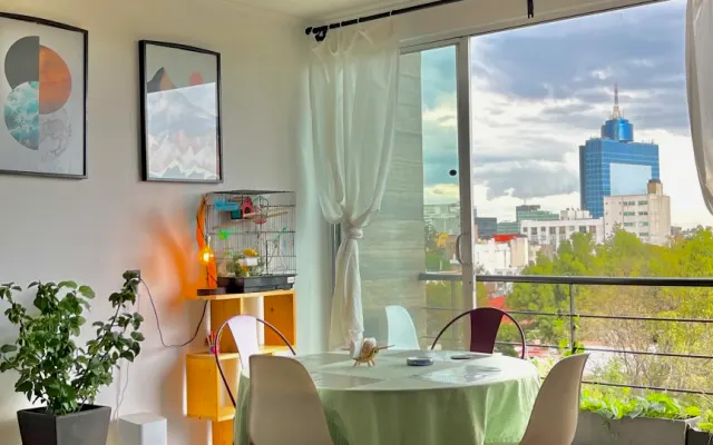 Minimalistische Wohnung 10 Minuten von Condesa Roma WTC