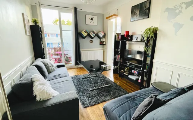 Bel Appt 2 pièces de 45m2 très cosy et confort à 10 min de Paris