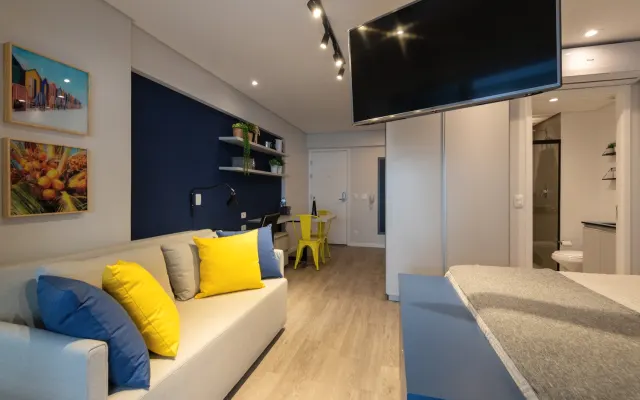 Studio moderno e sofisticado, centro São Paulo