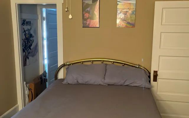 Fun and comfortable two story half a duplex.